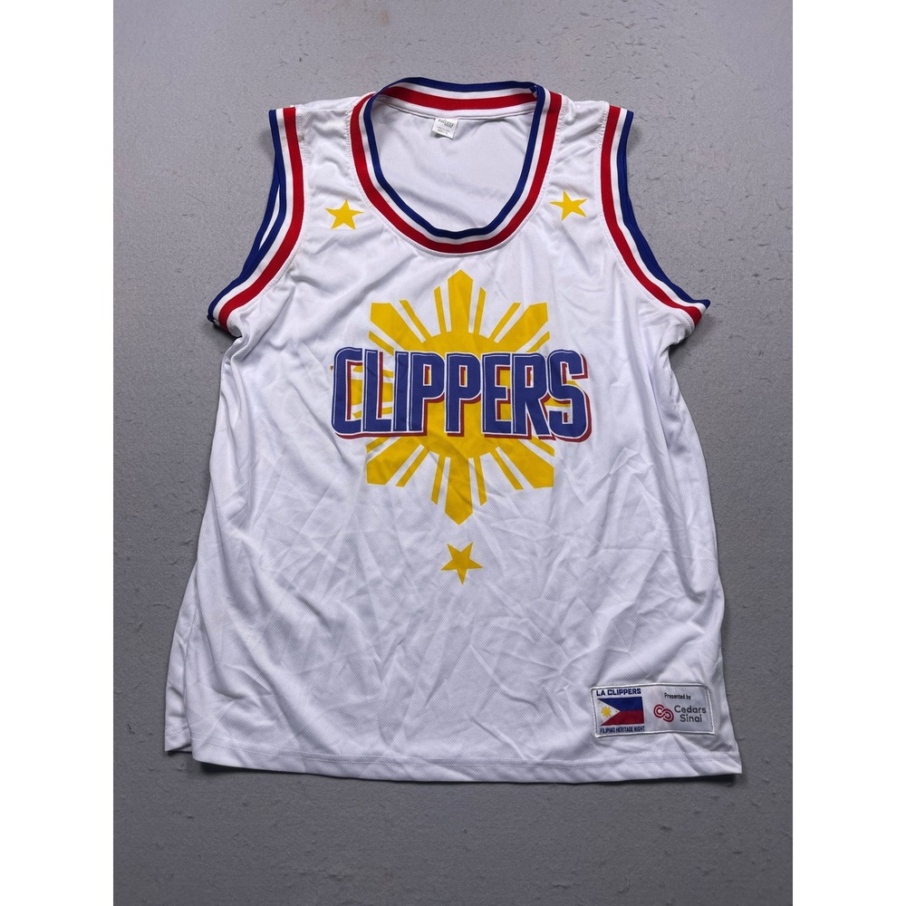 Success Brands LA Clippers Jersey Mesh White XL Mens